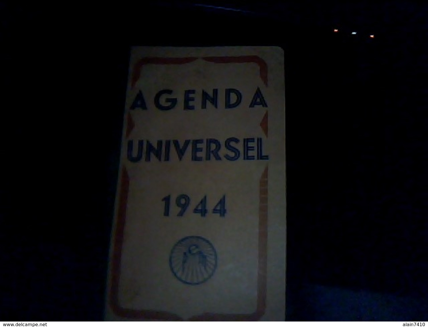 Vieux Papier   Calendrier Agenda  Universel De 1944 Avec Calendrier Marque PEM  Non Ecrit - Autres & Non Classés