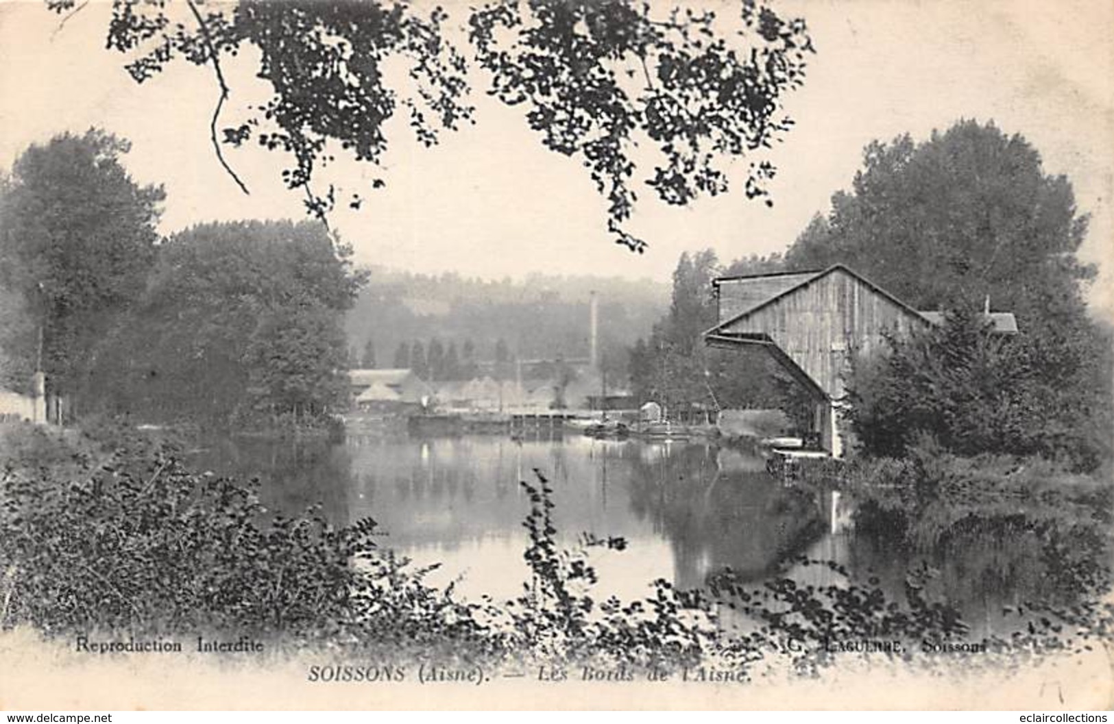 Soissons    02        Les Bords De L'Aisne.        (voir Scan) - Soissons