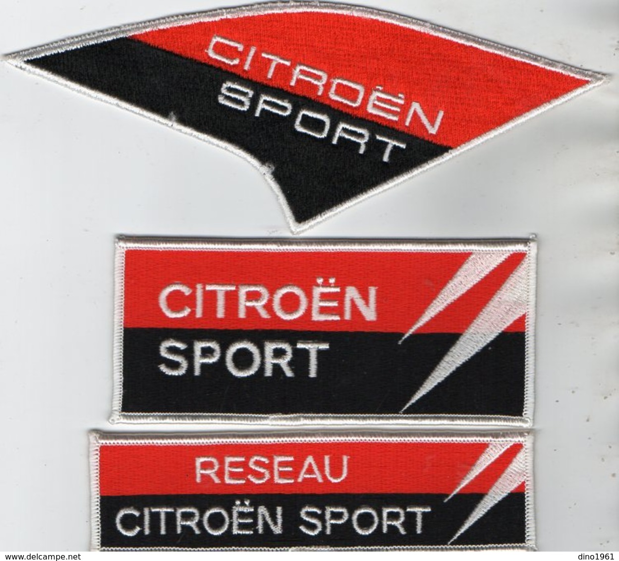 E24 - Sport Automobile - Ecusson X 3 - Course De Voiture - CITROEN Sport - Ecussons Tissu