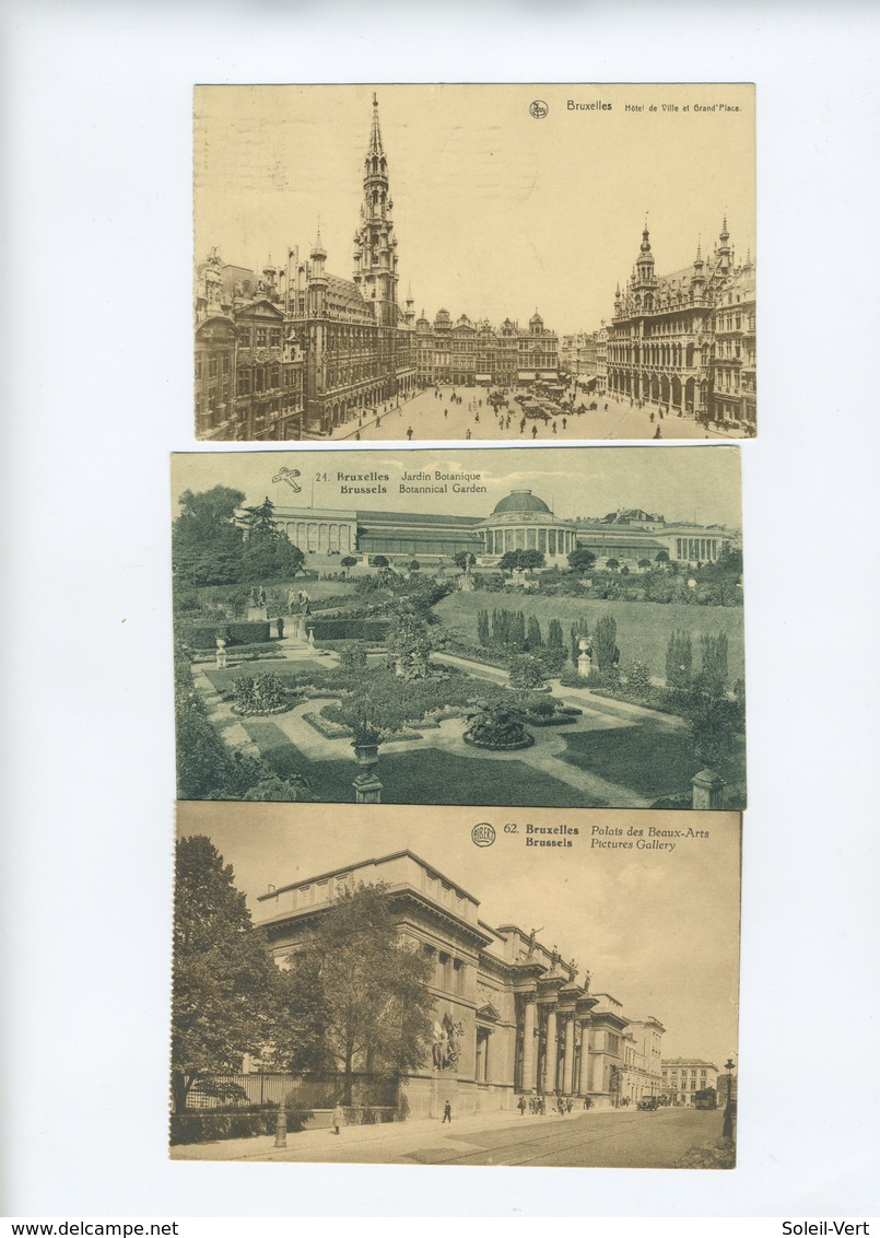 Beau Lot De 13 Cartes Postales De Bruxelles - Lotes Y Colecciones