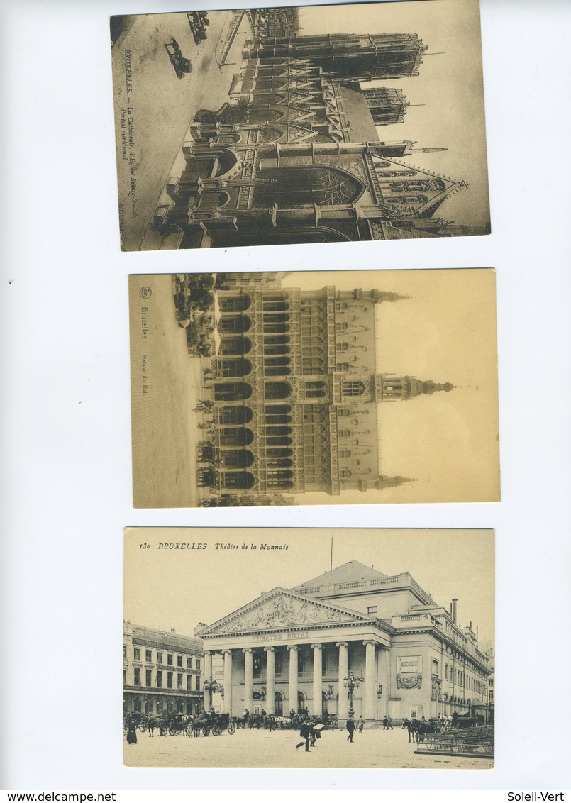 Beau Lot De 13 Cartes Postales De Bruxelles - Loten, Series, Verzamelingen