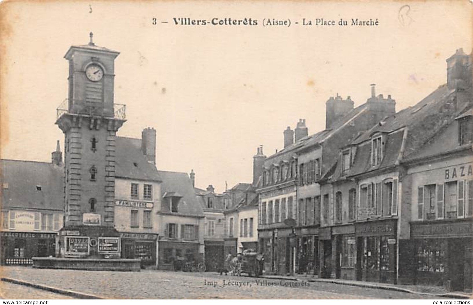 Villers Cotterêts      02        Place Du Marché    (voir Scan) - Villers Cotterets