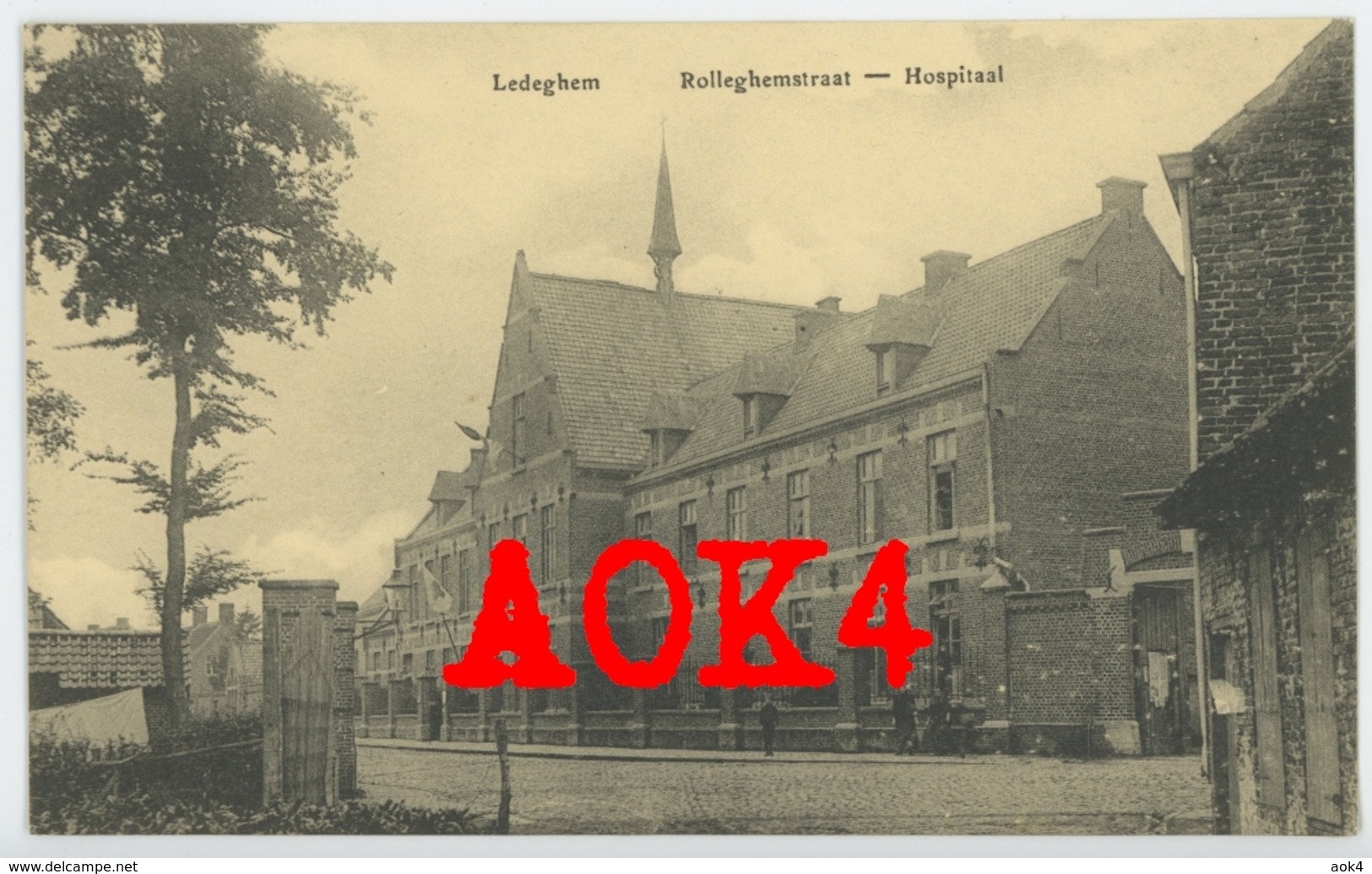 LEDEGEM Ledeghem 1916 Flandern Feldlazarett Hospitaal - Ledegem