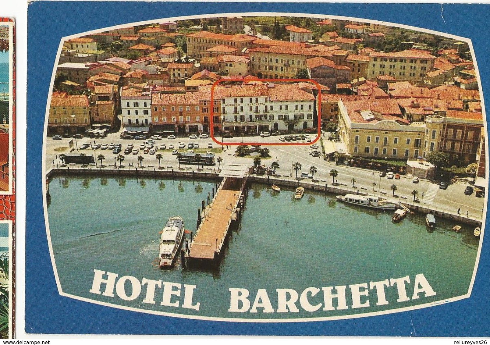 CPSM, Th Rest., Hotel Barchetta , Desenzano Del Garda , Ed. V.F. - Alberghi & Ristoranti