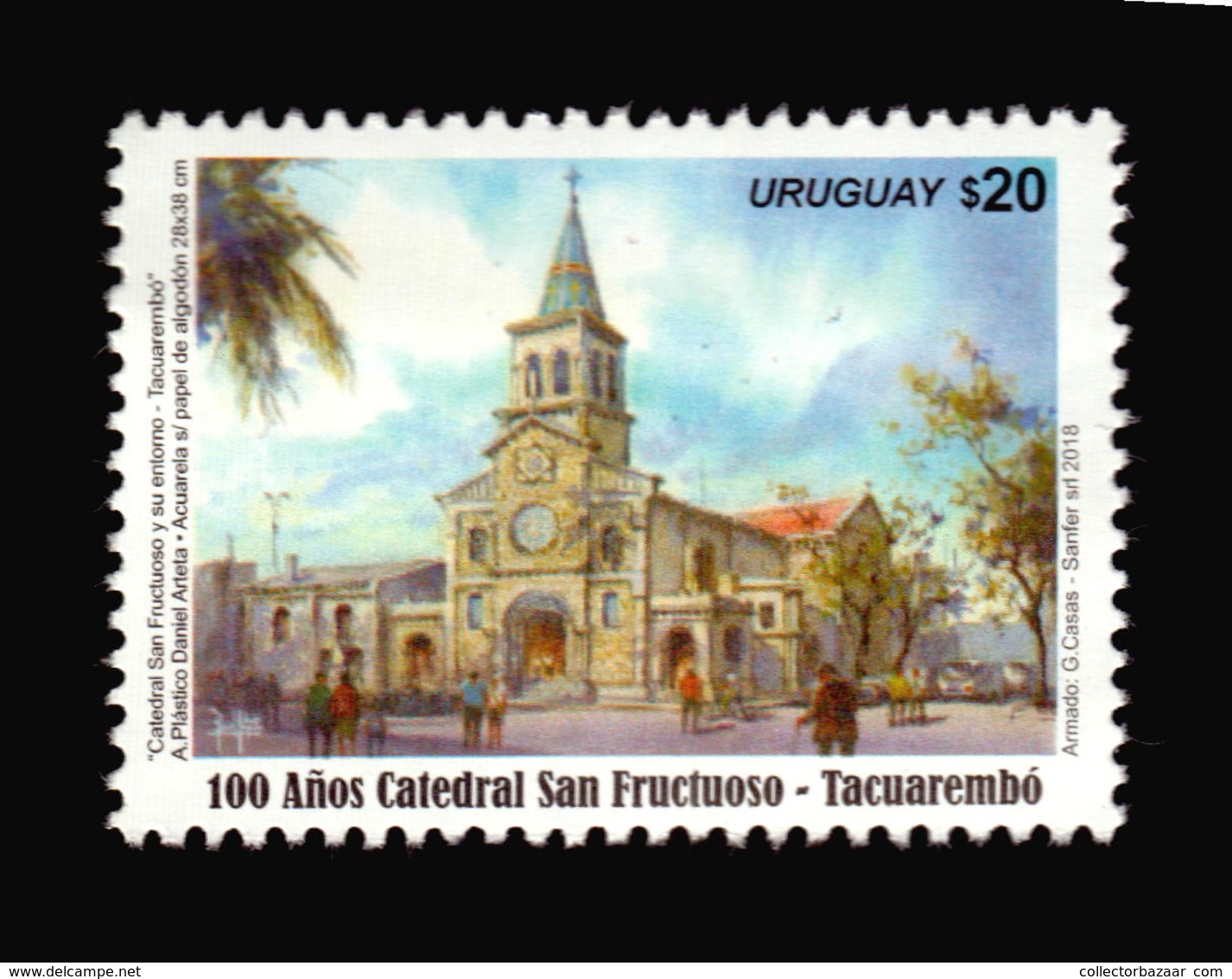 2018 Church Christian  URUGUAY STAMP MNH Stamp - Cristianismo