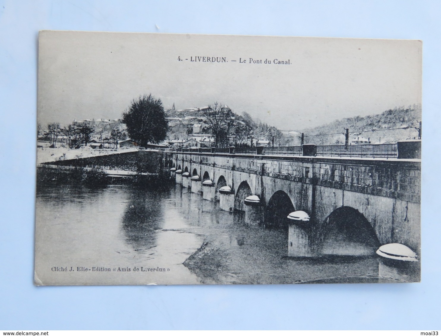Carte Postale : LIVERDUN , Le Pont Du Canal - Liverdun