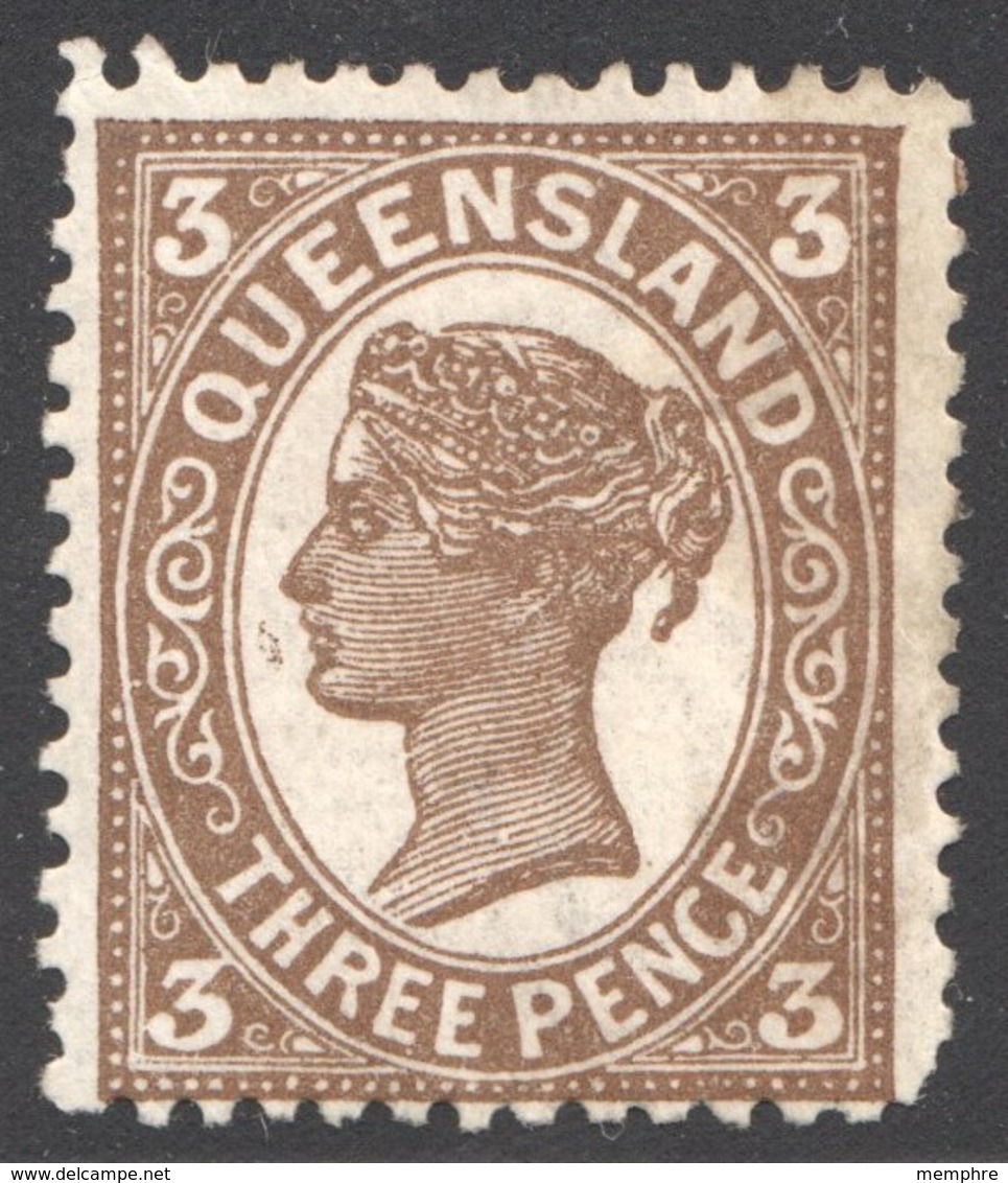 Queen Victoria  3d. Brown  SG 241 MM - Neufs