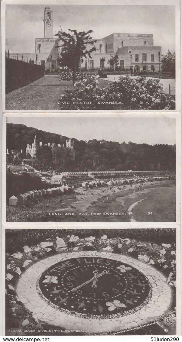 Letter Card - 9 Views Of Swansea - Autres & Non Classés