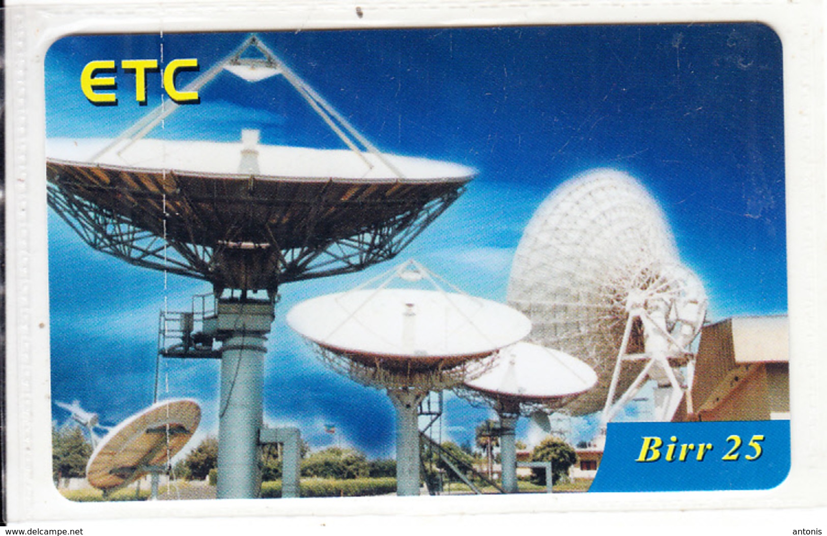 ETHIOPIA - Earth Station, ETC Prepaid Card 25 Birr, Exp.date 22/02/11, Mint - Etiopia