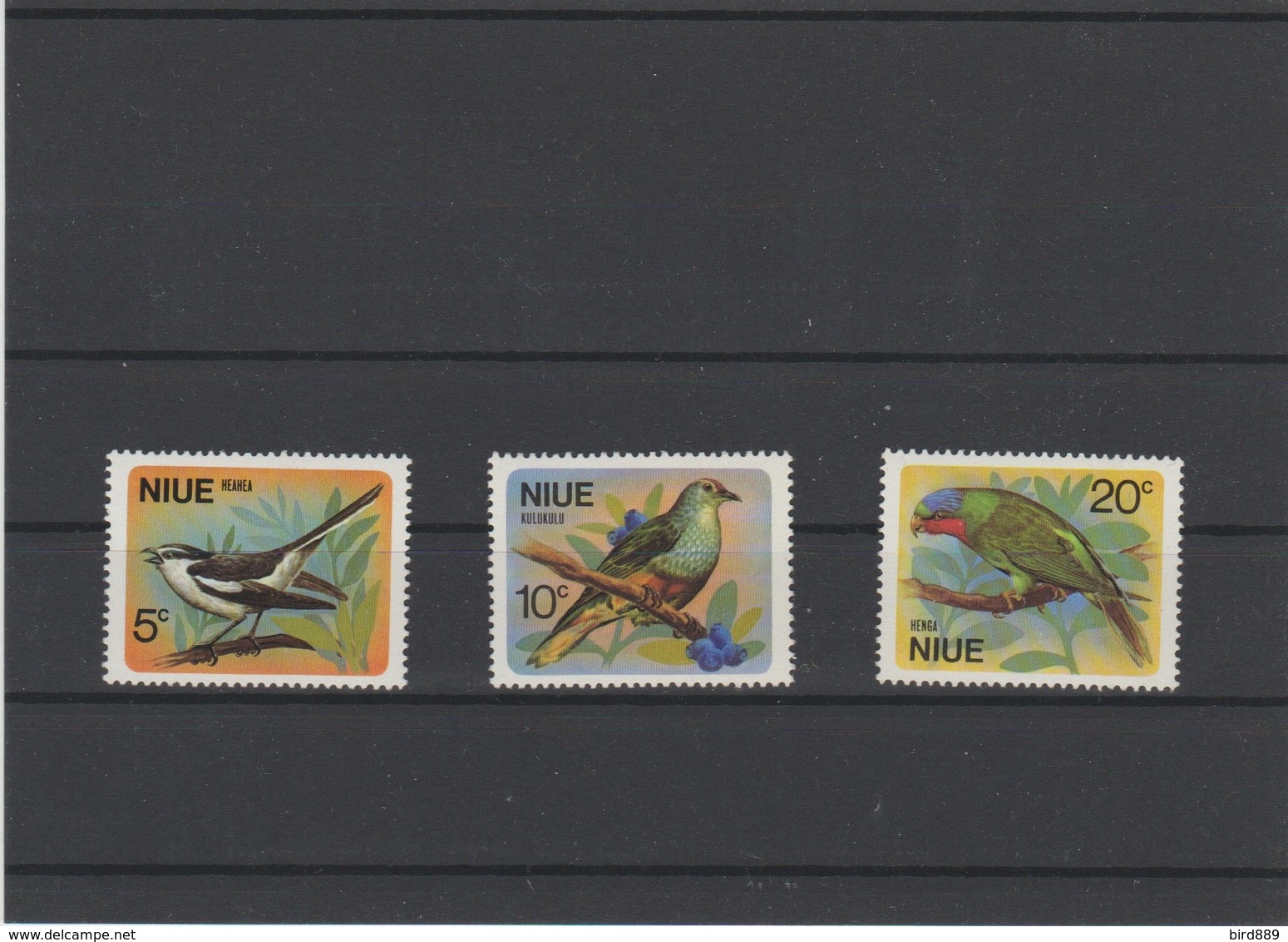 1971 Niue Birds MLH - See Second Scan - Niue