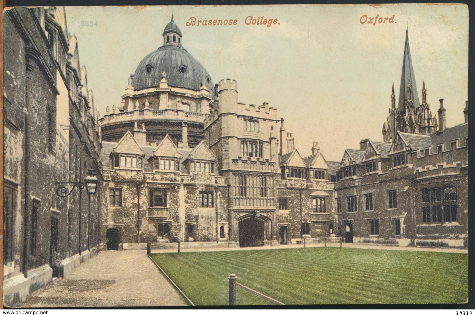 °°° 12217 - UK - OXFORD - BRASENOSE COLLEGE °°° - Oxford