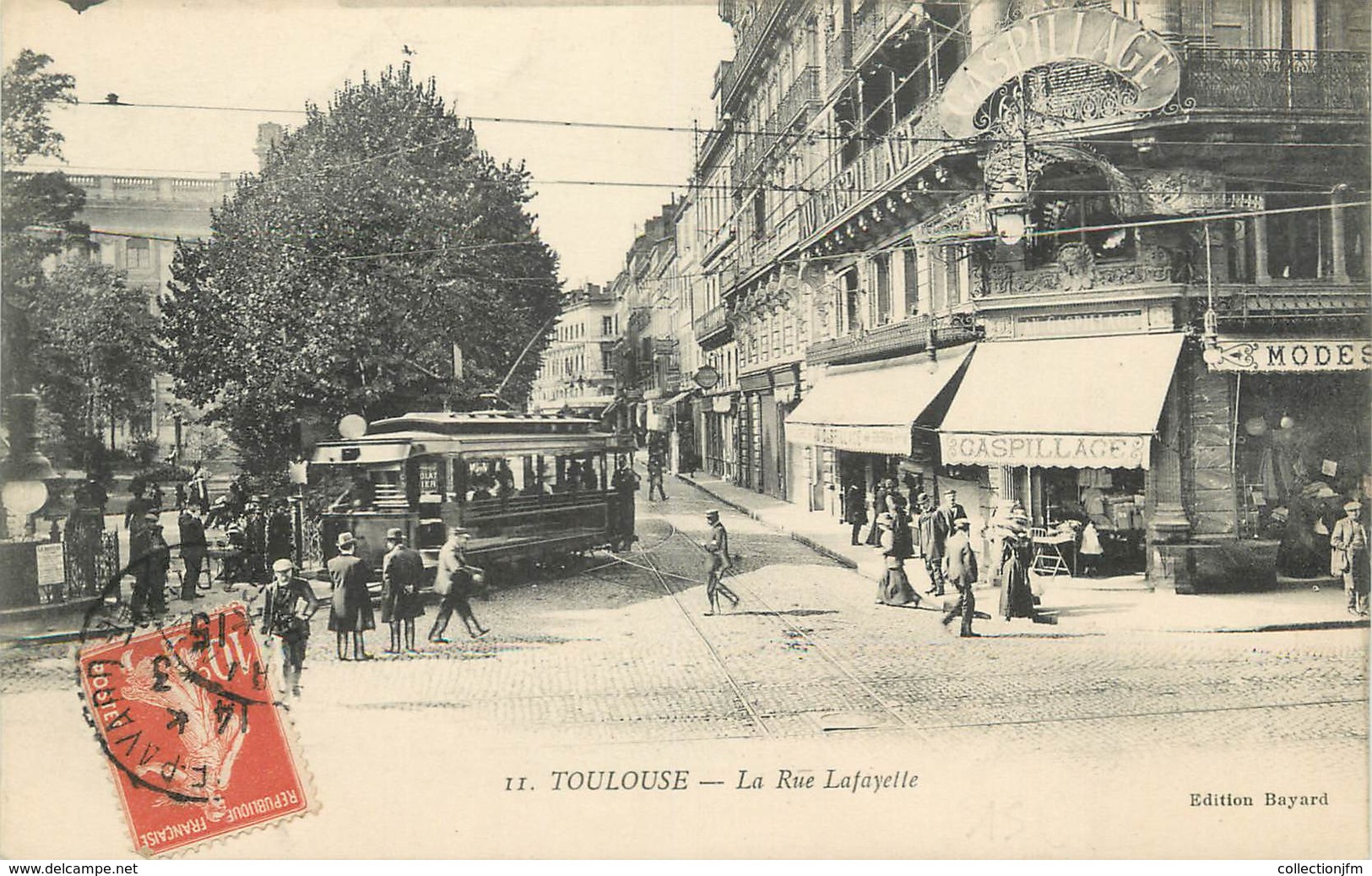 / CPA FRANCE 31 "Toulouse, La Rue Lafayette" / TRAMWAY - Toulouse