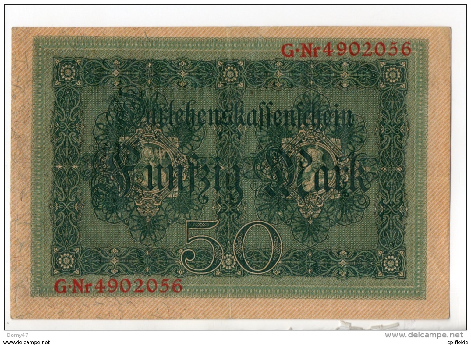 ALLEMAGNE . 50 MARK TYPE 1914 - Réf. N°10757 - - 50 Mark