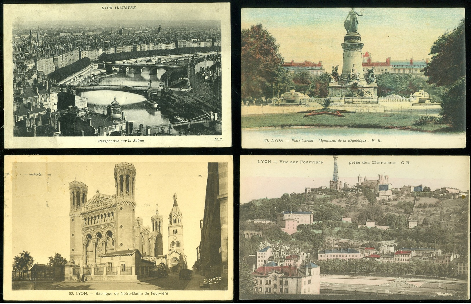 Lot de 60 cartes postales de France  Lyon    Lot van 60 postkaarten van Frankrijk ( 69 ) - 60 scans