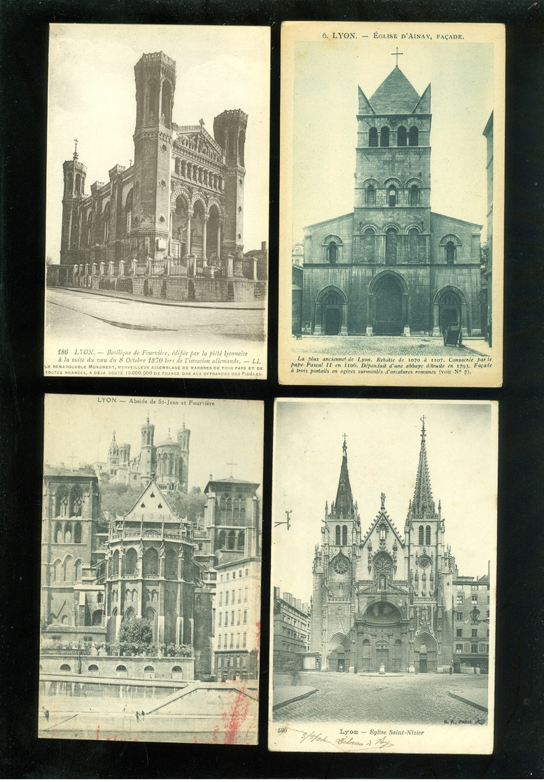 Lot de 60 cartes postales de France  Lyon    Lot van 60 postkaarten van Frankrijk ( 69 ) - 60 scans
