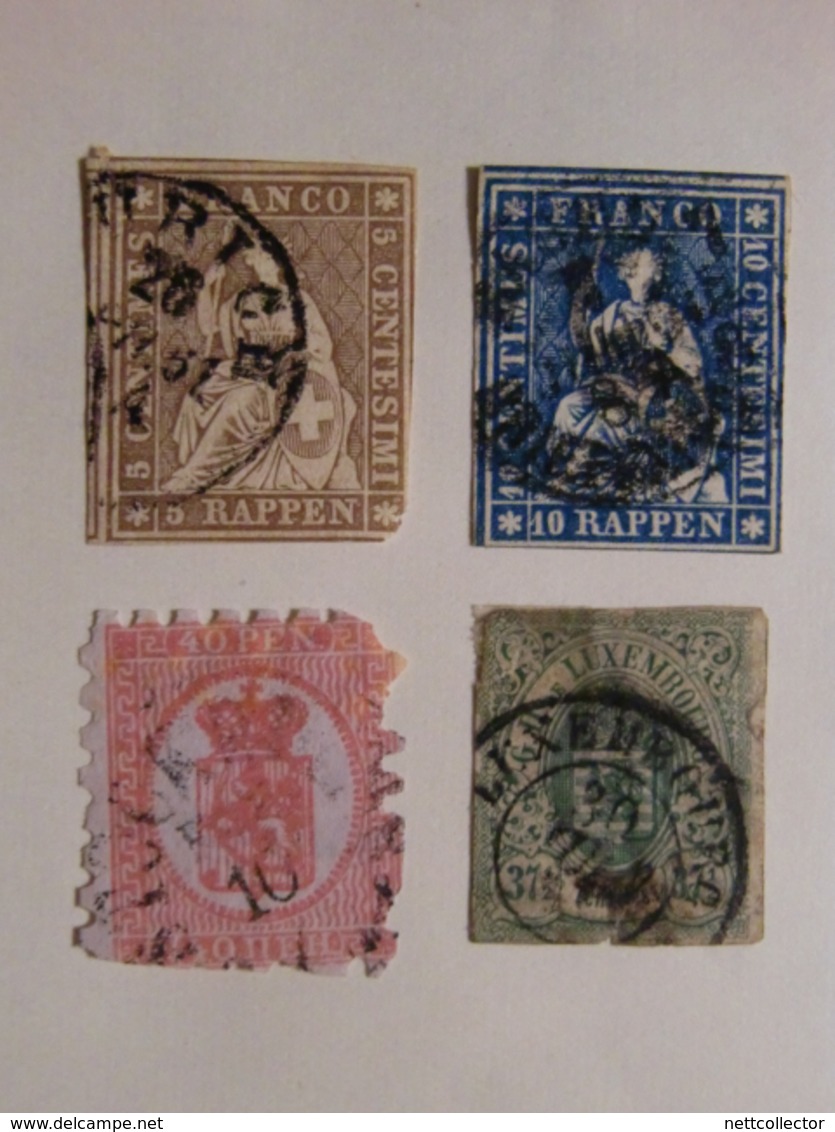 RARE COLLECTION CLASSIQUES EUROPE / ETATS ALLEMANDS /  GRANDE BRETAGNE / BELGIQUE /ITALIE ...