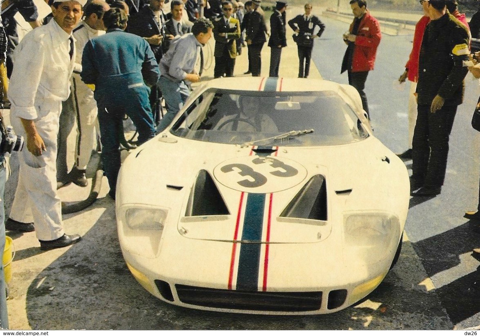 Voiture De Course Le Mans 1966? - Ford GT 40 N° 33 - Photo L'Auto-Journal - Le Mans
