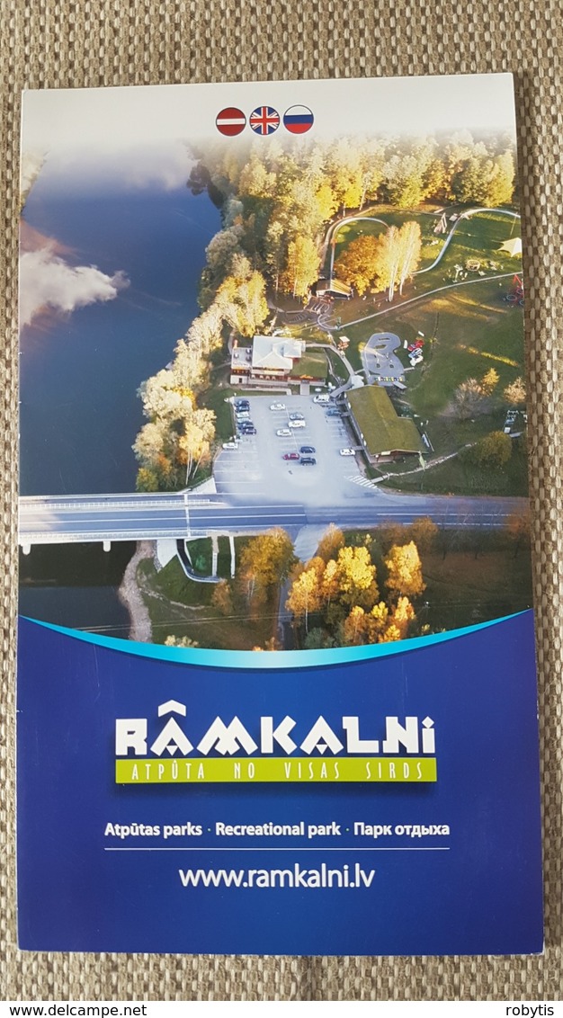 Tourism Brochure Latvia Recreational Park  2015 Year - Cuadernillos Turísticos