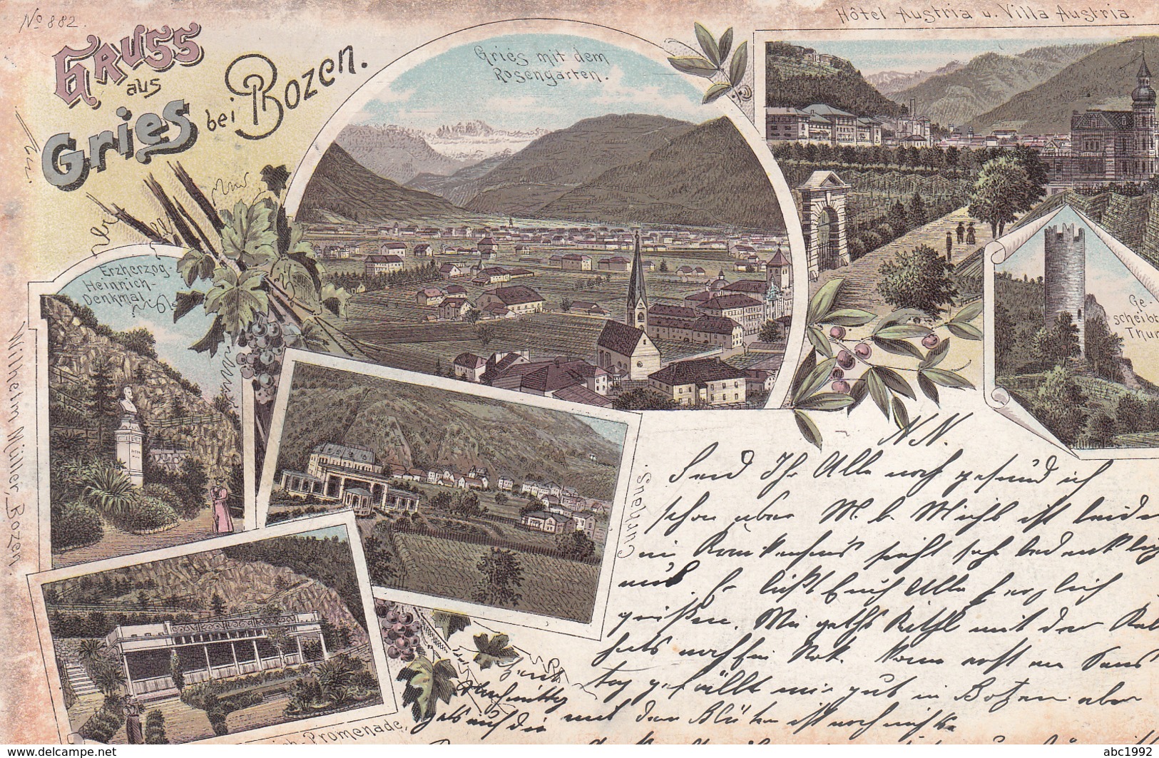 80 - Bozen - Gruss Aus - Altri & Non Classificati