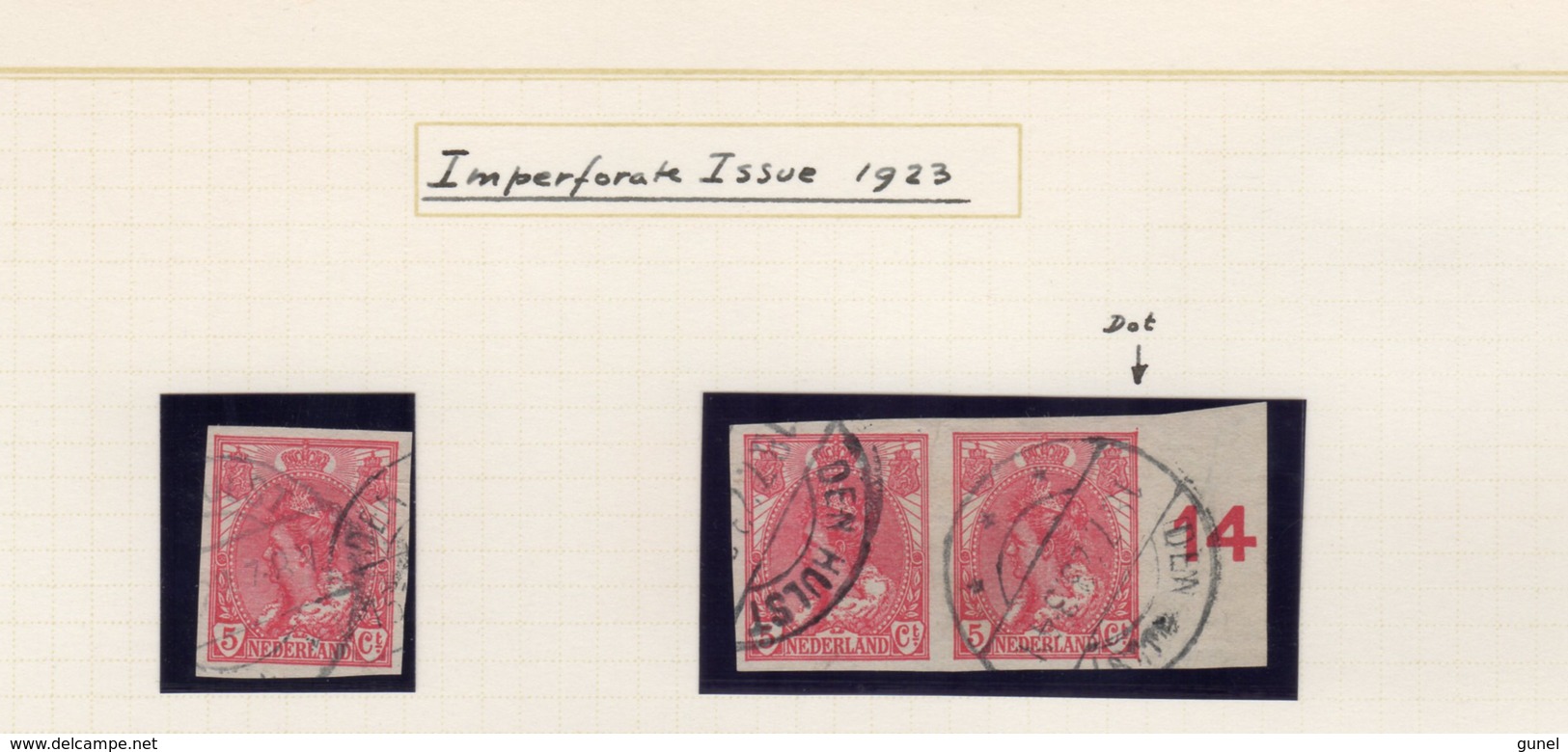 NVPH 82 En 83  Los En In Blokken Resp. 12 En 4 - Unused Stamps