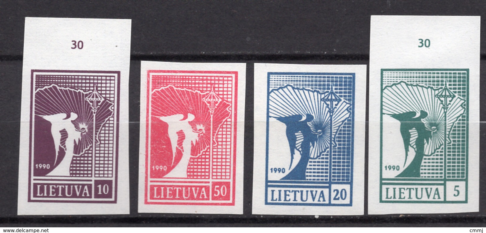 1990. LITUANIA - LITHUANIA - LITUANIE - LITAUEN -  Mi. Nr. 457/460 - MINT - (0120.6) - Lithuania