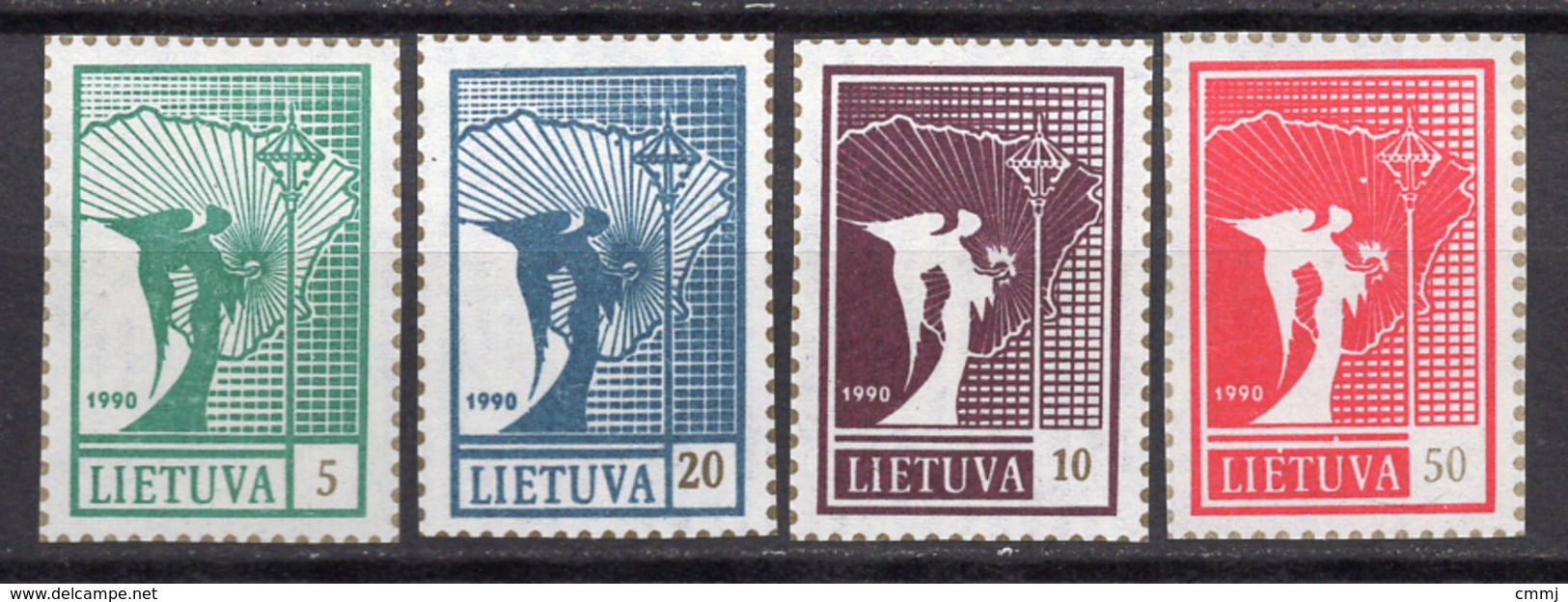 1990. LITUANIA - LITHUANIA - LITUANIE - LITAUEN -  Mi. Nr. 461/464 - MINT - (0120.6) - Lituania