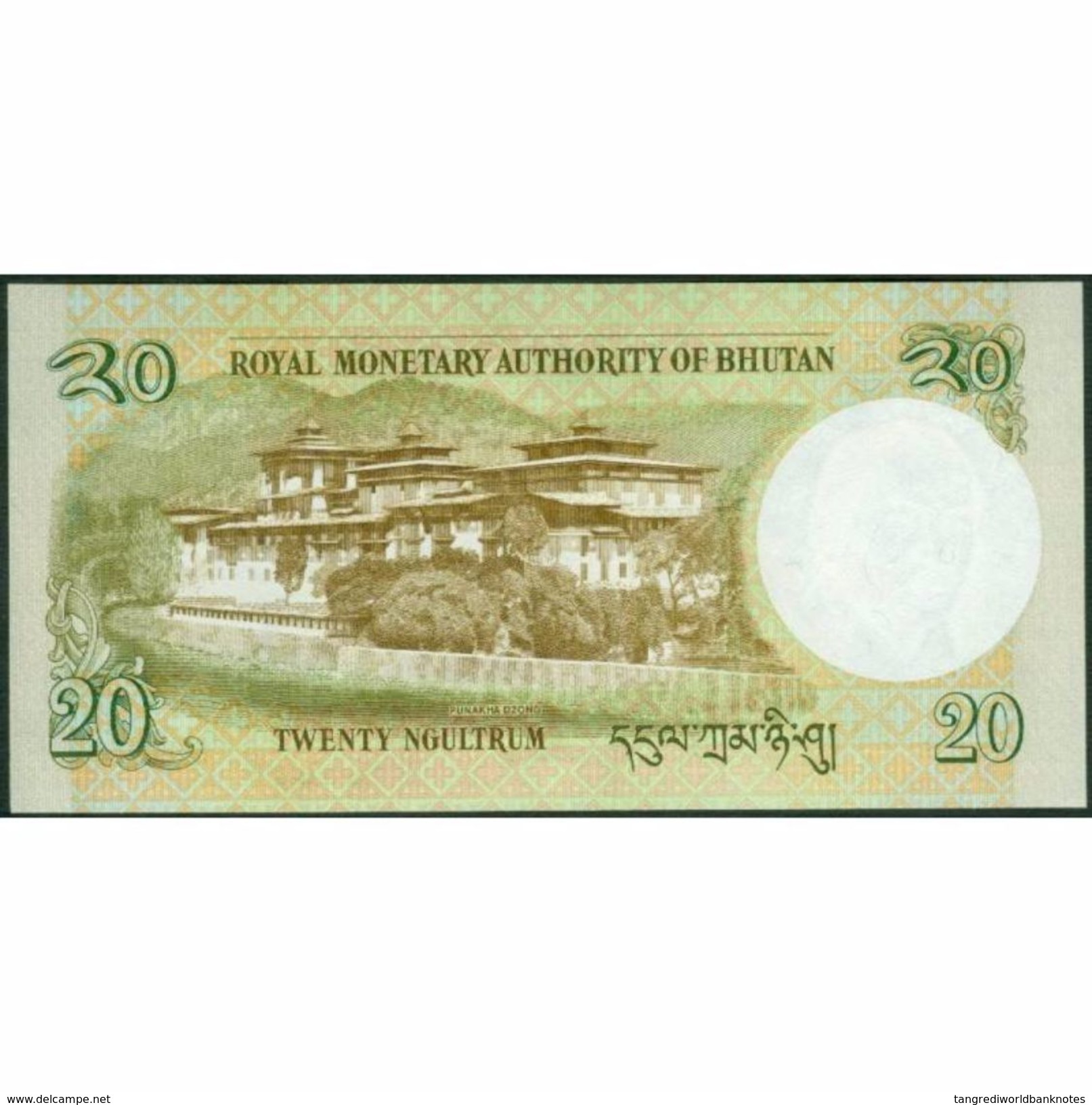 TWN - BHUTAN 30b - 20 Ngultrum 2013 Prefix L UNC - Bhutan