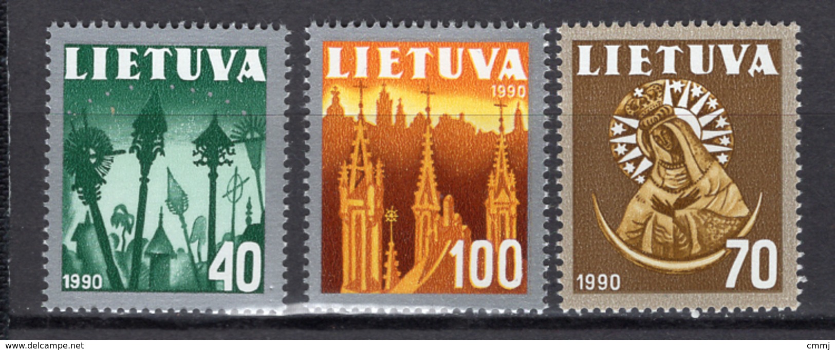 1991 - LITUANIA - LITHUANIA - LITUANIE - LITAUEN -  Mi. Nr. 474/476 - MINT - (0120.6) - Lituania