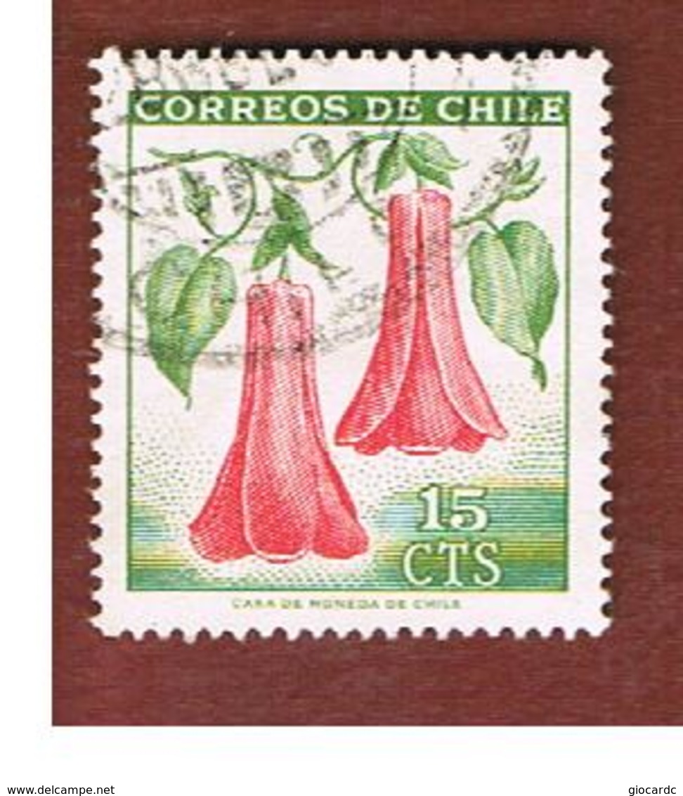 CILE (CHILE)  - SG 563a -  1965 FLOWERS: COPIHNE    -  USED ° - Cile