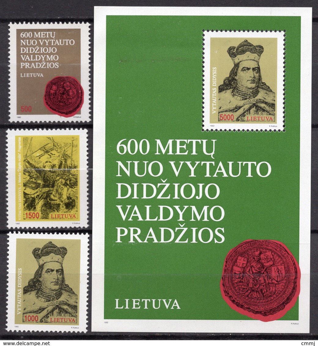 1993 - LITUANIA - LITHUANIA - LITUANIE - LITAUEN -  Mi. Nr. 518/521 - MINT - (0120.7) - Lituania