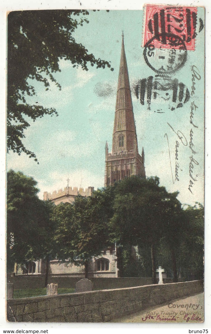 Coventry - Holy Trinity Church - 1905 - Coventry