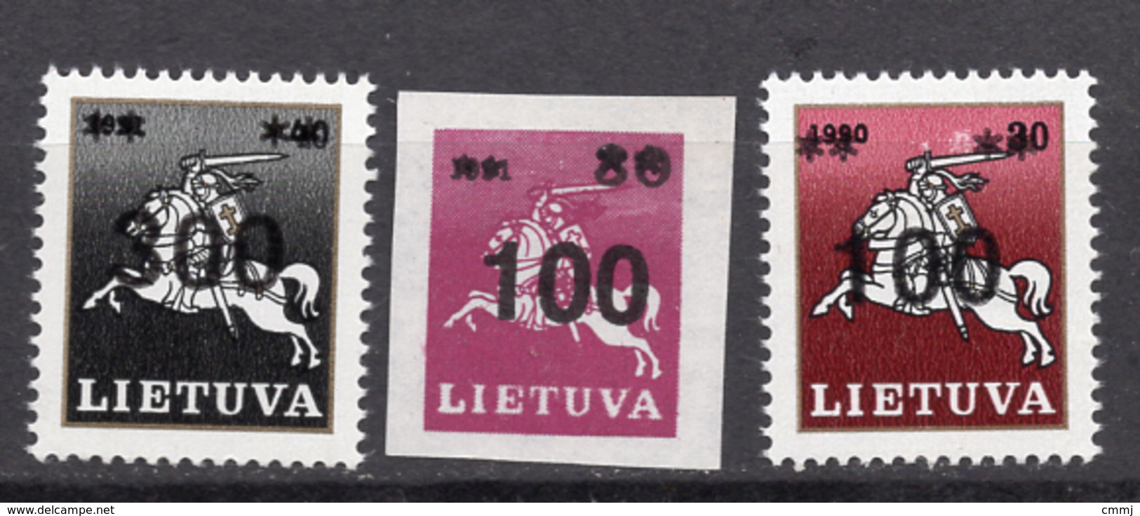 1993 - LITUANIA - LITHUANIA - LITUANIE - LITAUEN -  Mi. Nr. 514/515+522 - MINT - (0120.7) - Litauen