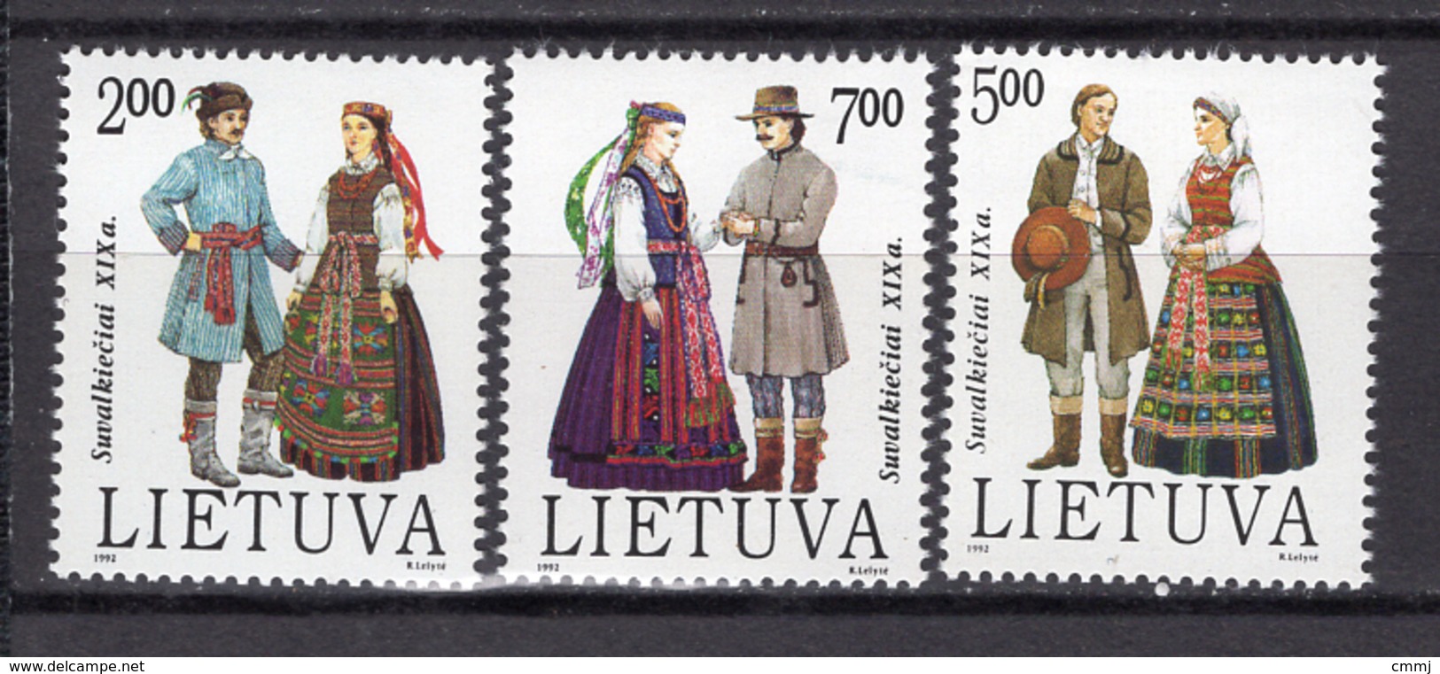 1993 - LITUANIA - LITHUANIA - LITUANIE - LITAUEN -  Mi. Nr. 537/539 - MINT - (0120.7) - Lituania