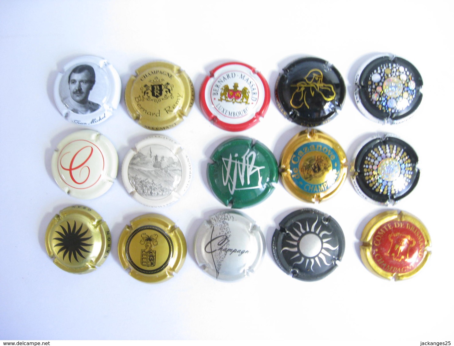 UN LOT N° 43  DE 15 CAPSULES DE CHAMPAGNE  ET AUTRES TOUTES DIFFERENTES - Other & Unclassified