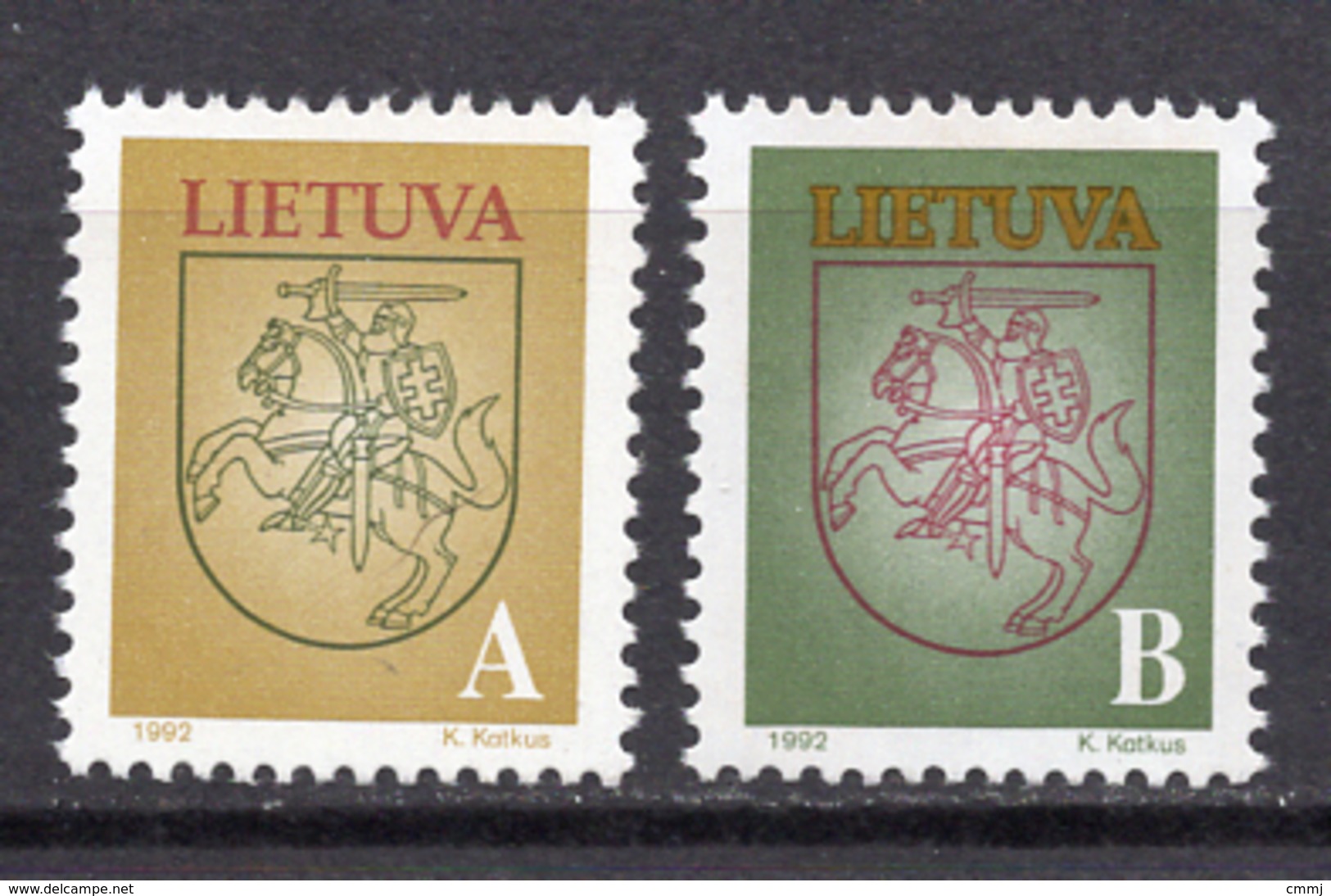 1993 - LITUANIA - LITHUANIA - LITUANIE - LITAUEN -  Mi. Nr. 531/532 - MINT - (0120.7) - Lithuania