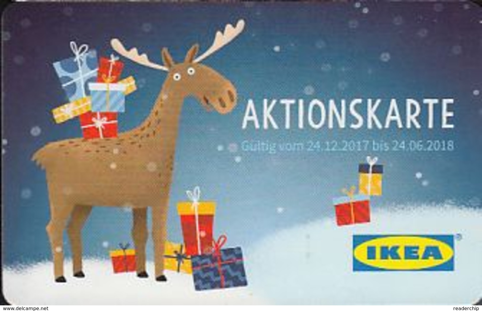 GERMANY Gift-card  IKEA - Christmas 2017 - 2 Cards - Gift Cards