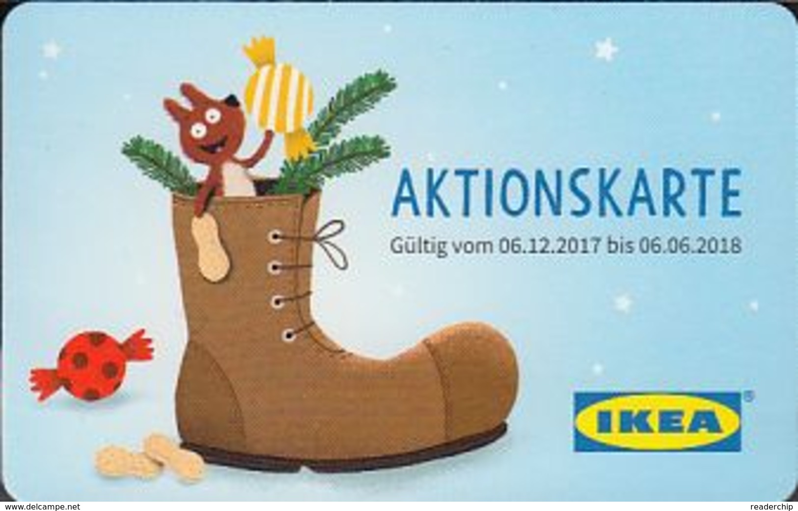 GERMANY Gift-card  IKEA - Christmas 2017 - 2 Cards - Gift Cards