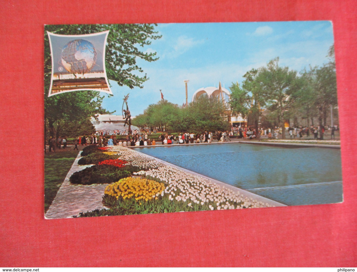 New Yorks World's Fair 1964-1965  Pool Of Reflections & Court Of Peace ---  Ref 3067 - Exhibitions