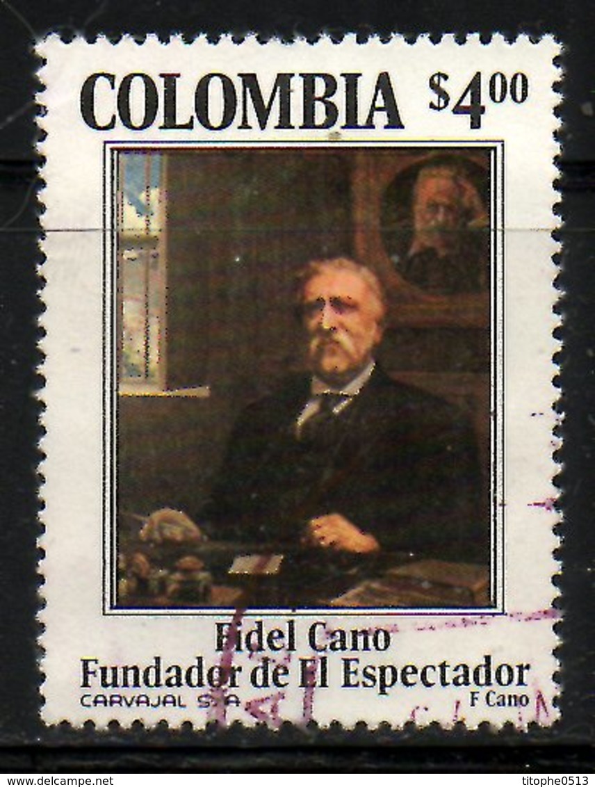 COLOMBIE. N°706 Oblitéré De 1977. Journal "El Espectador". - Colombia