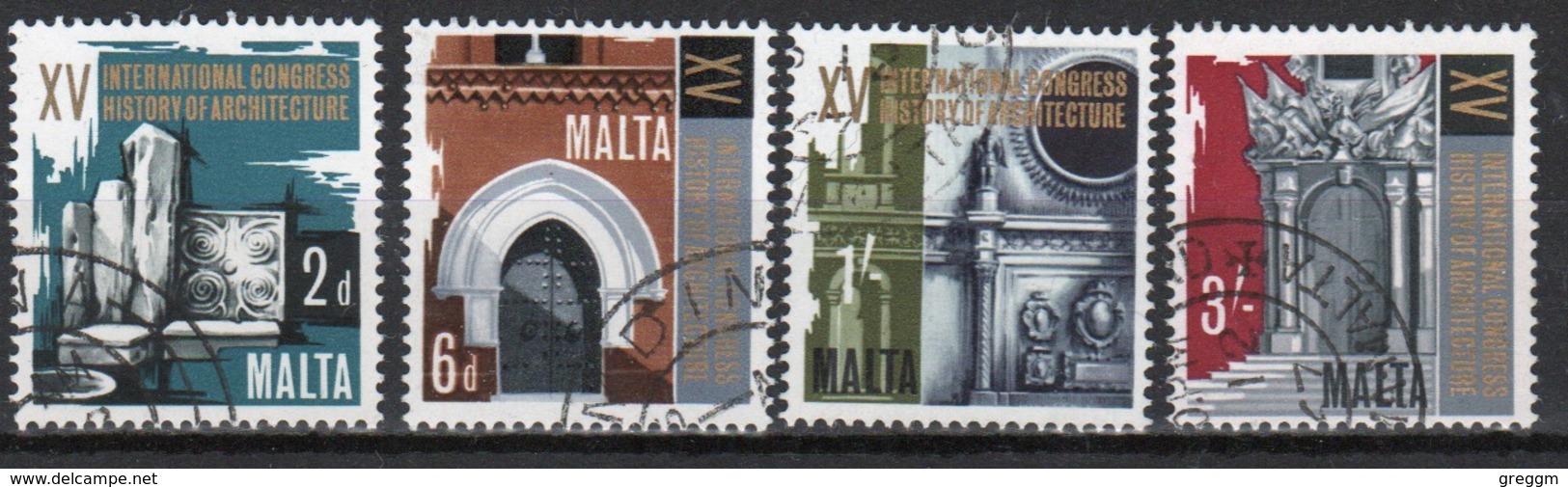 Malta Complete Set Of Stamps To Celebrate 15th Architectural Congress 1967. - Malta