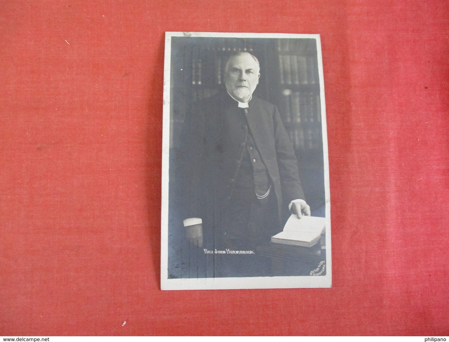 RPPC By Scott- Bradford      Rev. John Hornibrook    Heavy Cancel  Ref 3067 - Other & Unclassified