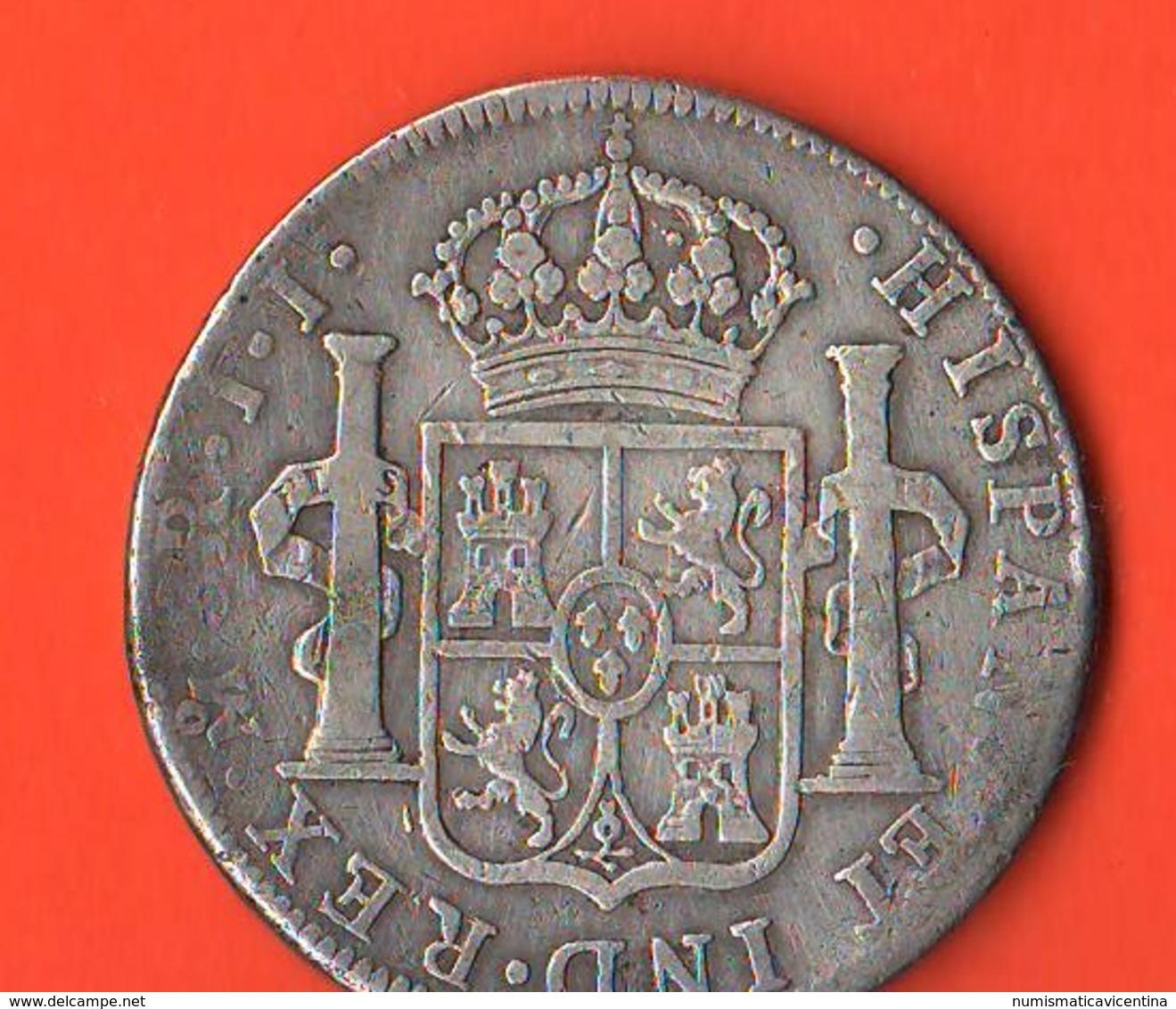 Messico Mexico 8 Reales 1816 JJ Silver Coin Re Ferdinando VII° - Mexico