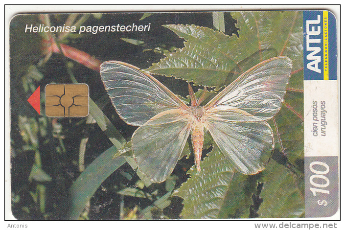 URUGUAY - Butterfly, Heliconisa Pagenstecheri(293a), 09/03, Used - Uruguay