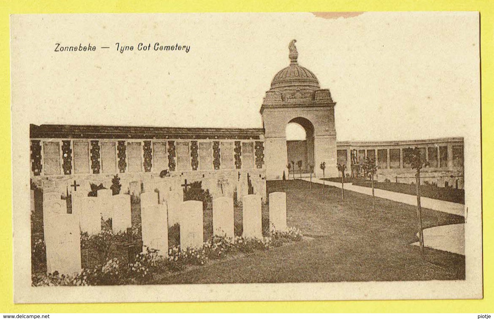 * Zonnebeke - Passendale (Ieper - Ypres) * (Legia) Tyne Cot Cemetery, Cimetière, British, Kerkhof, Guerre, War, Soldat - Zonnebeke