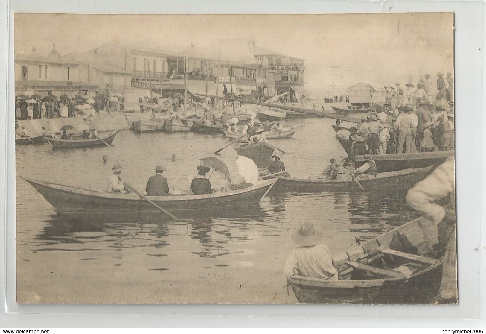 34 Hérault - Palavas Les Flots Les Joutes Carte Photo Animée - Palavas Les Flots