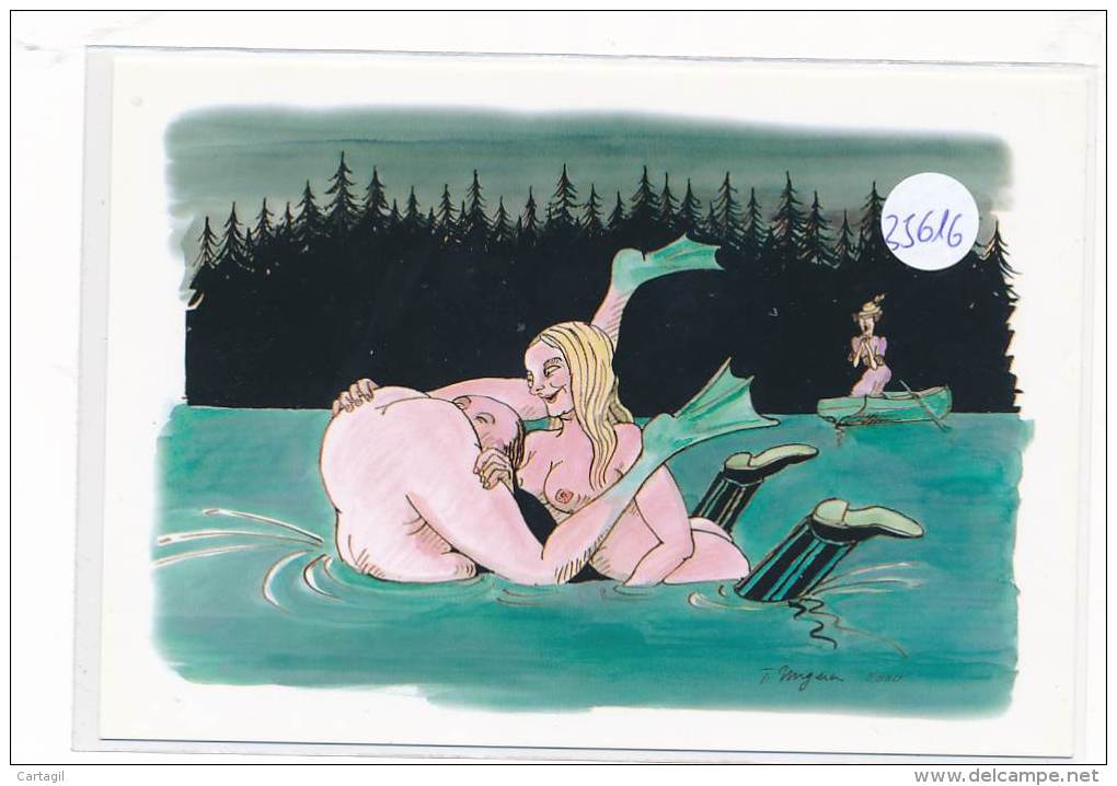 CPM GF -35616 - Tomi Ungerer - Die Nixen ( Sitrènes) Vom Mummelsee - N° 3 Série1-Envoi Gratuit - Ungerer