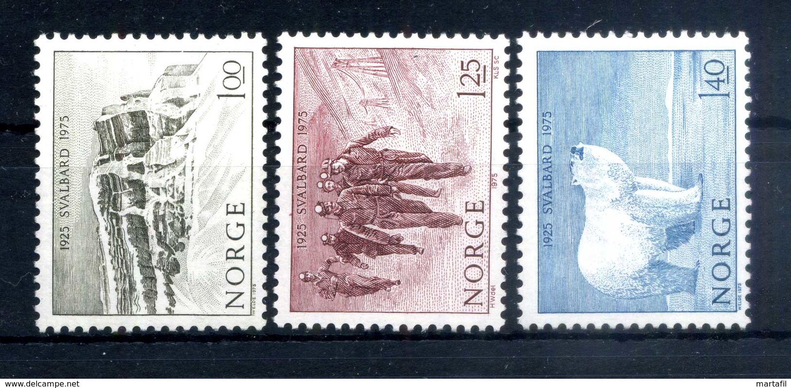 1975 NORVEGIA SET MNH ** - Nuovi