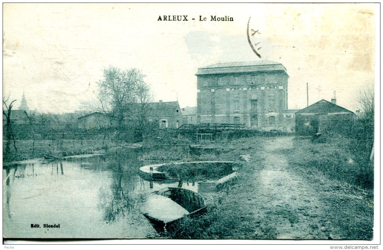 N°64851 -cpa Arleux -le Moulin- - Wassermühlen