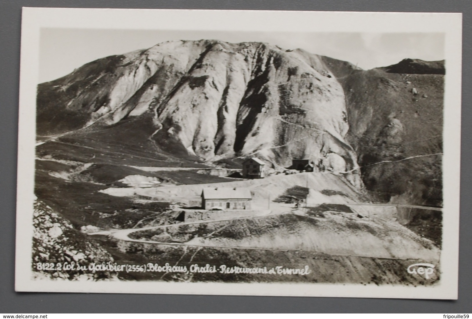 8122 - Col Du Galibier - Chalet Blockhaus, Chalet-restaurant Du Tunnel - Gep - A. Hourlier - La Tronche - Vers 1950 - Saint Jean De Maurienne