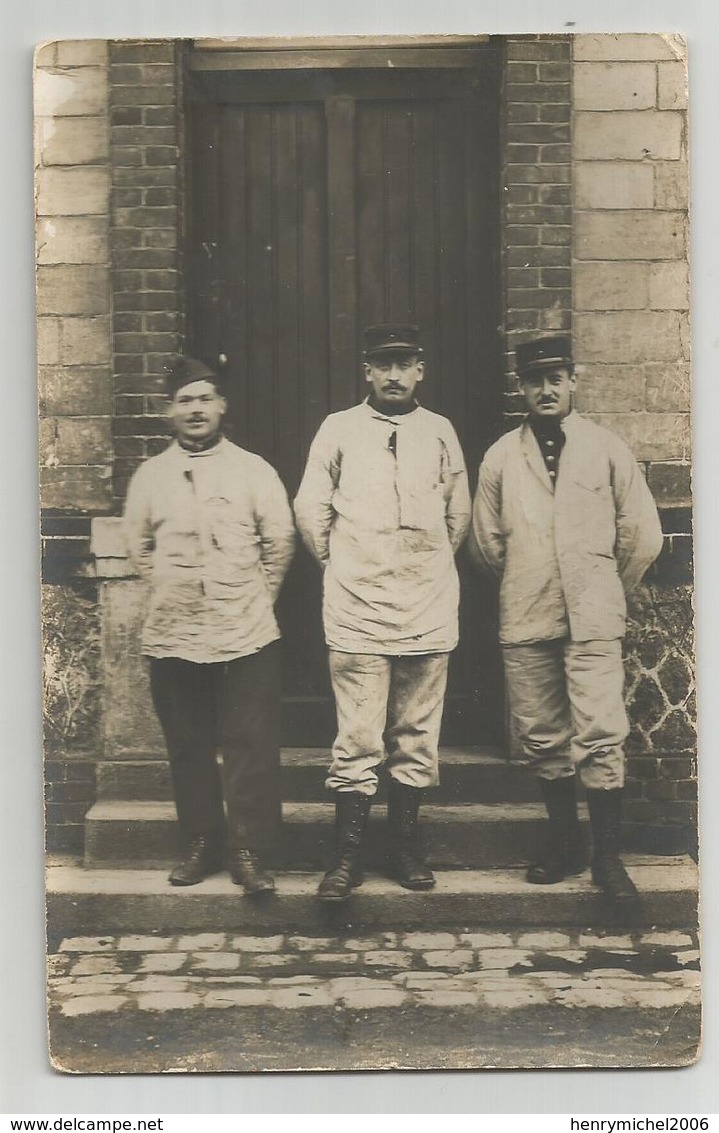 76 Rouen 74 E Régiment D'infanterie 7 Compagnie Carte Photo De Belleville 39 Rue Boucher De Perthes - Rouen